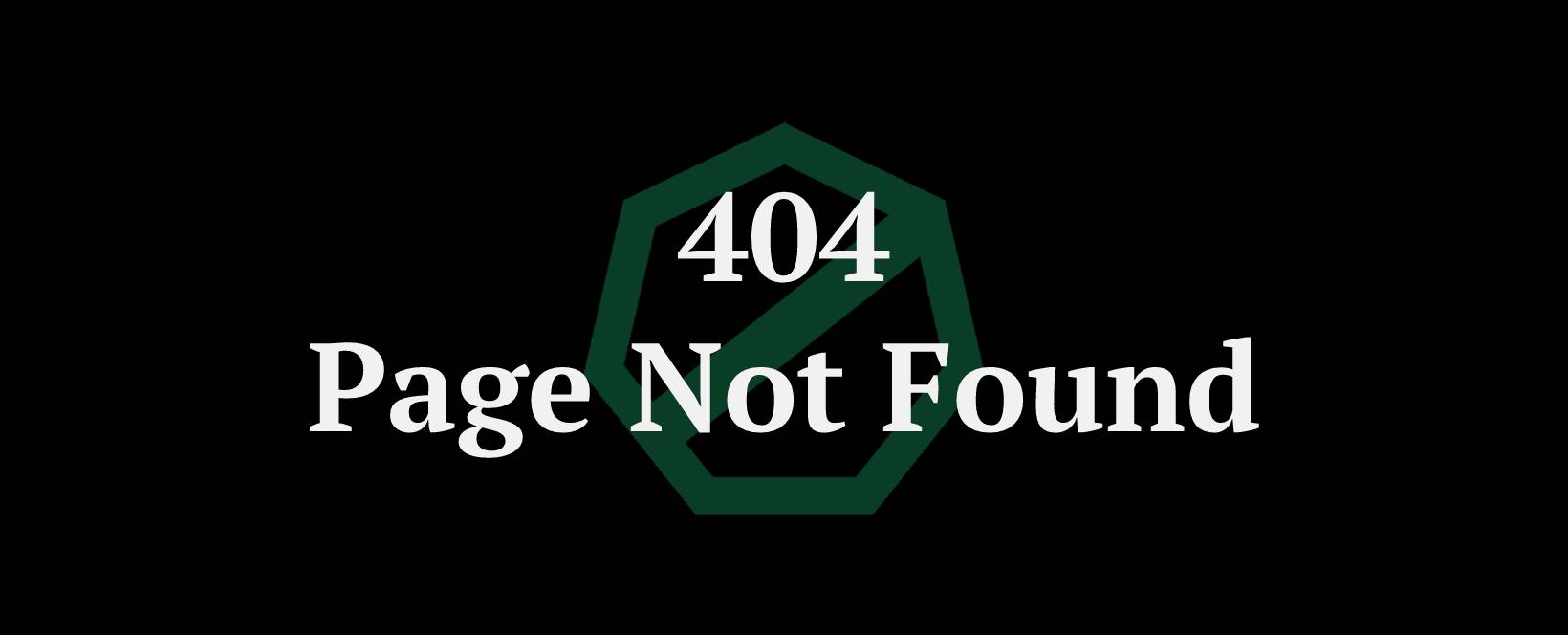 404 Page Heptagon