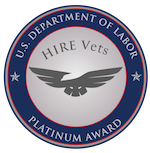 Hire Vets Plat Award