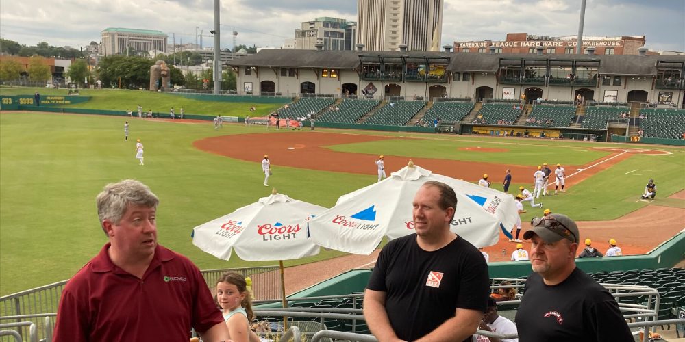 picture from Montgomery Biscuits game