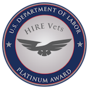 Hire Vets Plat Award