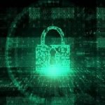 cybersecurity lock in green